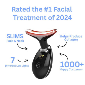 Rechargeable LED Facial And Neck Massage Instrument